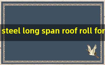 steel long span roof roll forming machine